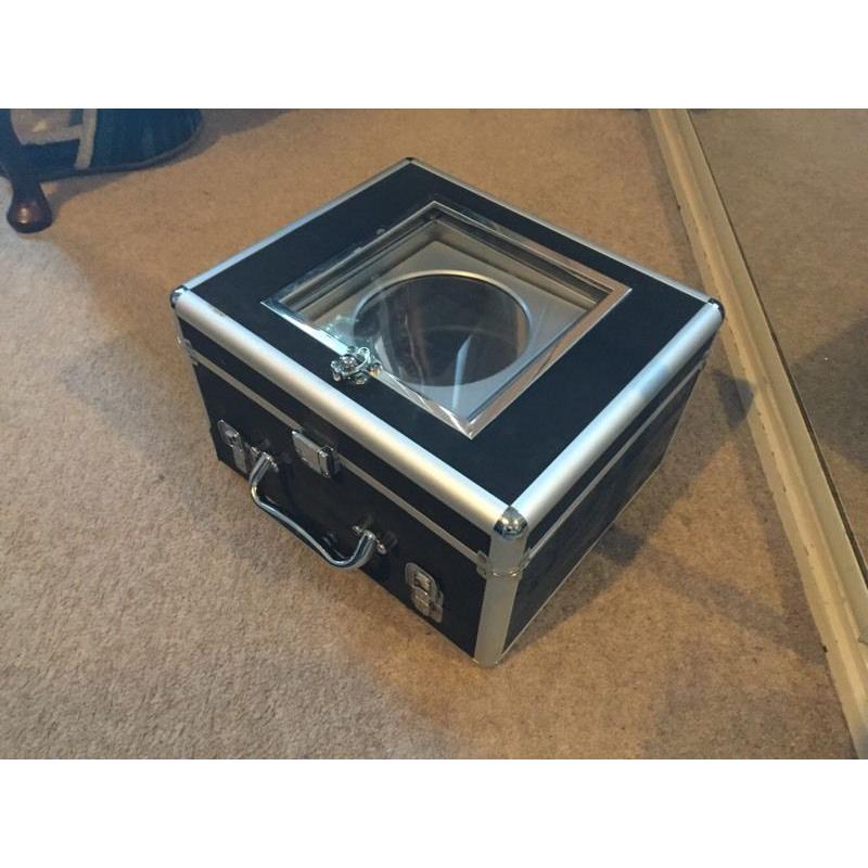 Large black make up storage box