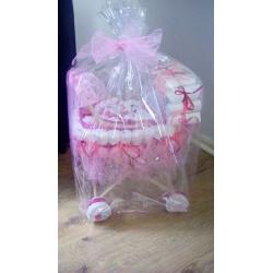 BEAUTIFUL NAPPY PRAM GIFT