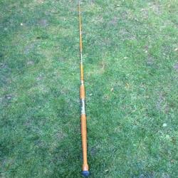 Split cane deep sea fishing rod