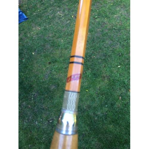 Split cane deep sea fishing rod