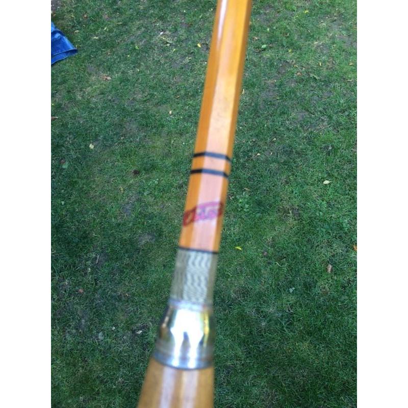 Split cane deep sea fishing rod