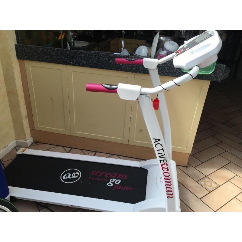 Active women treadmill