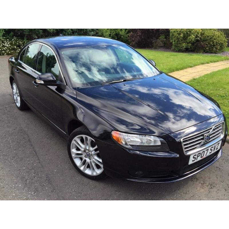 ?12 MONTHS WARRANTY? (2007) VOLVO S80 2.5 T SE SPORT 4DR -LEATHER - ALLOYS - FSH - FREE DELIVERY UK