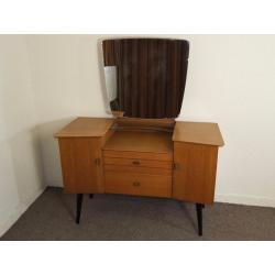 VINTAGE RETRO GOLDEN OAK DRESSING TABLE CHEST FREE DELIVERY IN EDINBURGH GLASGOW TAYSIDE FIFE AREAS