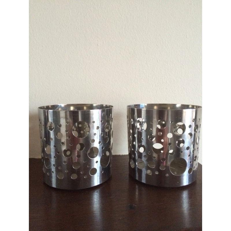 Set of 2 tealight holders