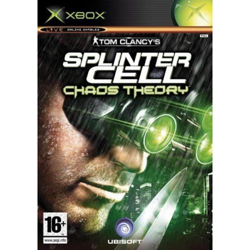 4 Microsoft Xbox Games Halo 2, SWAT, Without Warning & Splinter Cell.