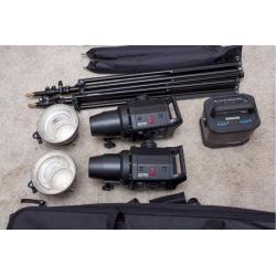 bowens gemini studio kit 400w twin head