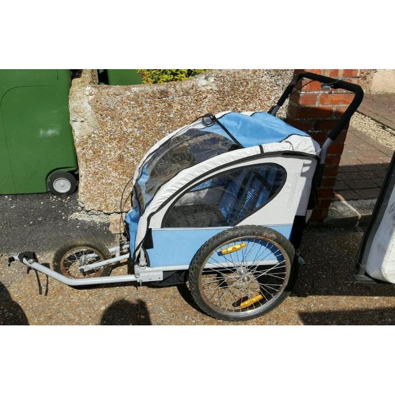 double bike trailer