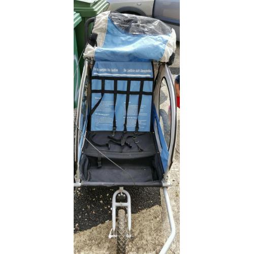 double bike trailer