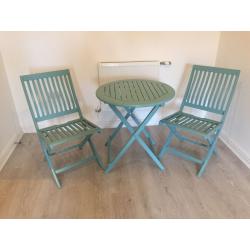 Wooden table and chairs for sale