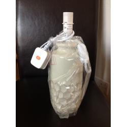 Brand new cream table lamp and shade