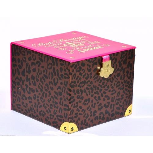 PAUL'S BOUTIQUE DESIGNER WATCH PINK STRAP CRYSTAL CHARM WATCH ZEBRA