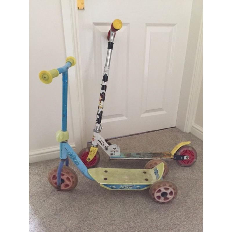 Two scooters