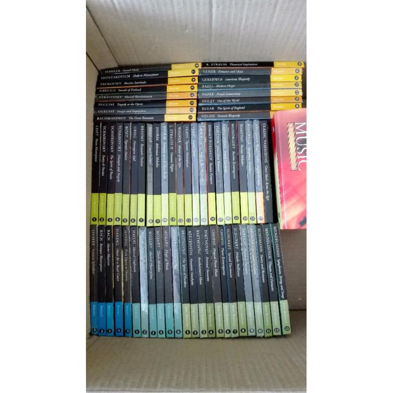 Classical Composers collection of 63 CDs with Reference Guide