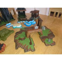 Bundle lot mega bloks castle pieces.