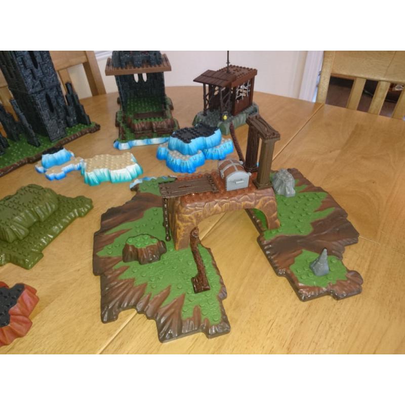 Bundle lot mega bloks castle pieces.