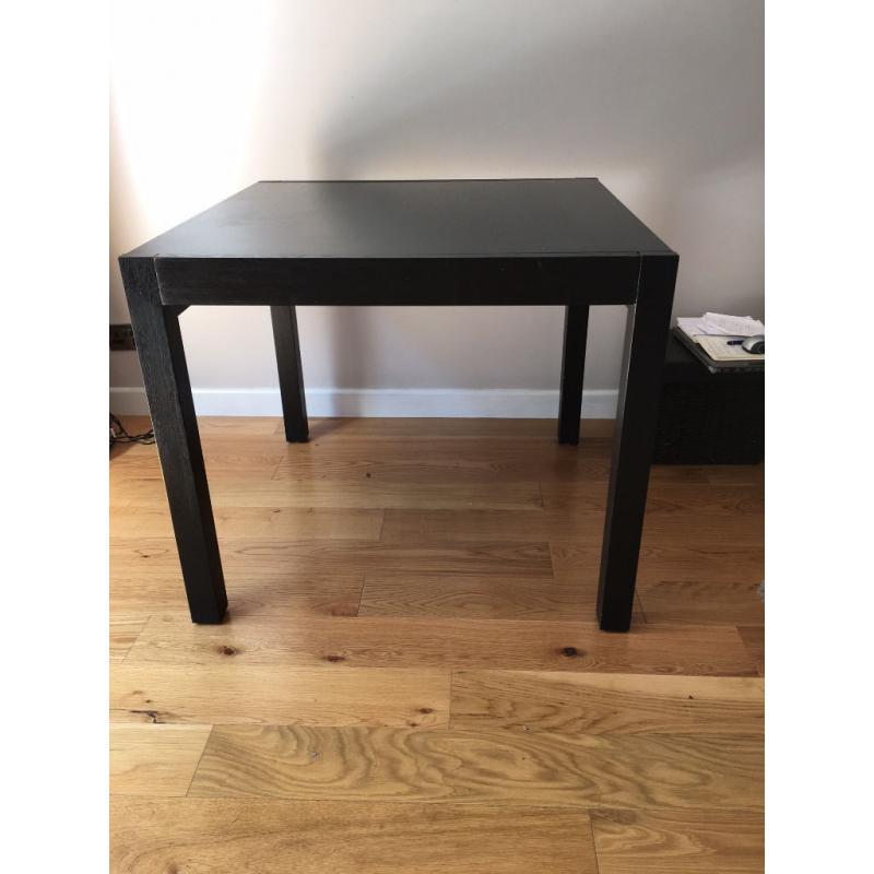 Black Wooden Dining Room Table - Habitat