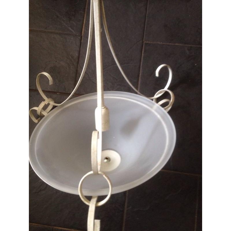 Three ceiling lights