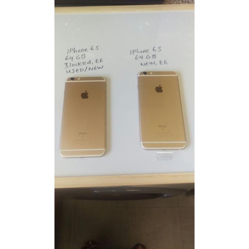 iPhone 6s plus 64 GB Rose Gold– brand-new with no scratches or marks