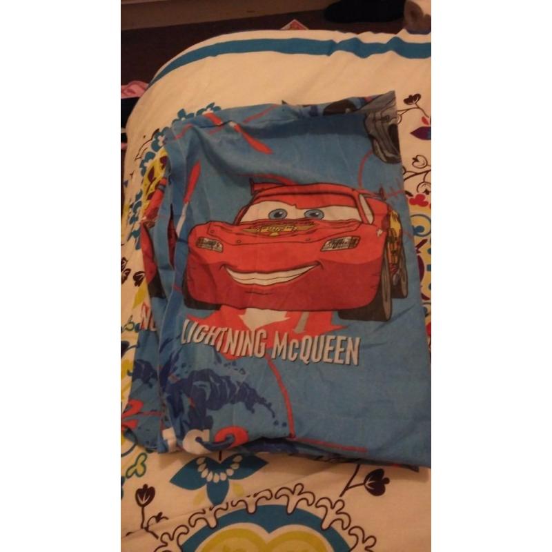 Boys mickey mouse & cars single duvets