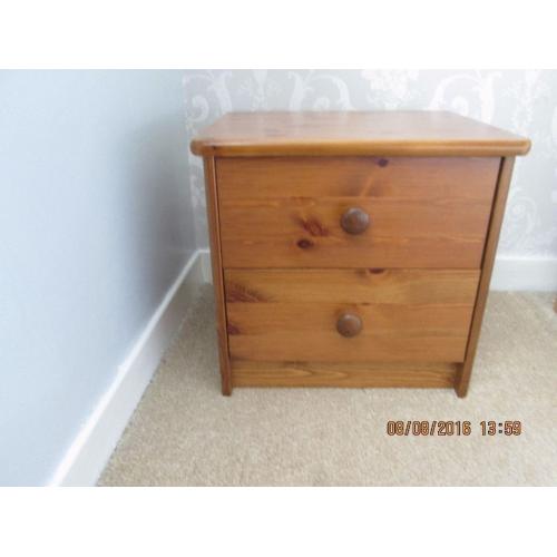 Pine Bedside Cabinets