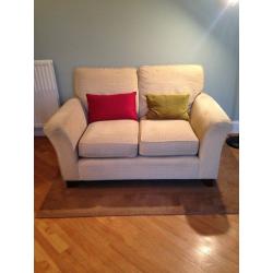 M&S two seater sofa and matching armchair. Very good condition.Smoke and pet free home.