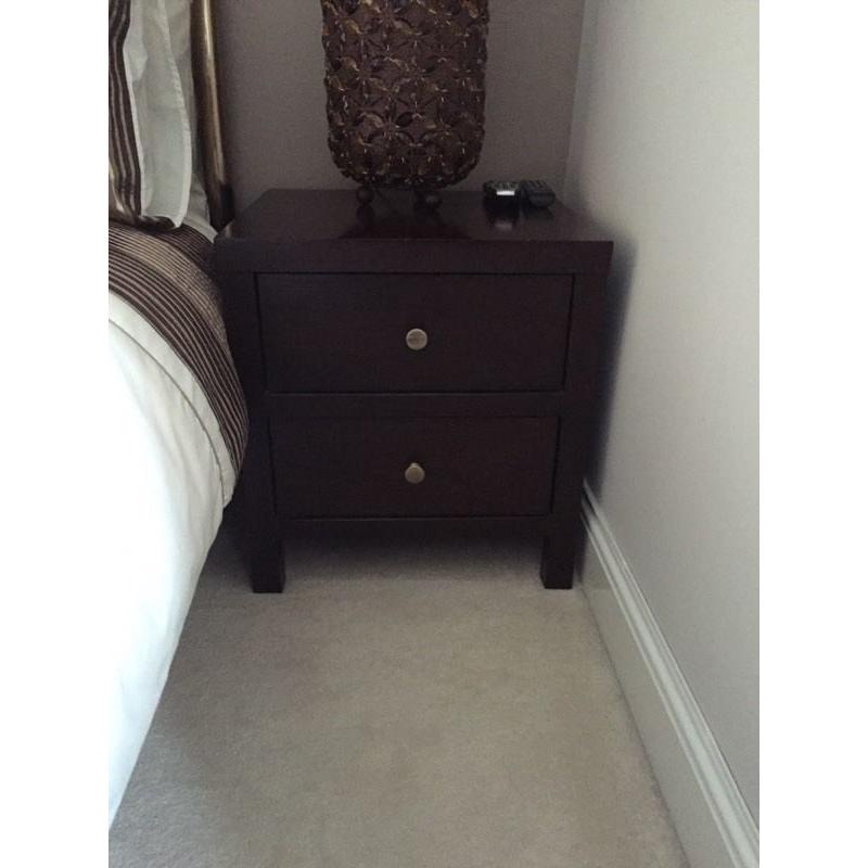 Chest of Drawers & Bedside Cabinet