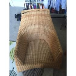 Wicker rocking chair rattan
