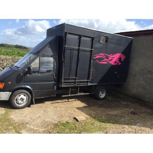 FORD TRANSIT HORSE BOX