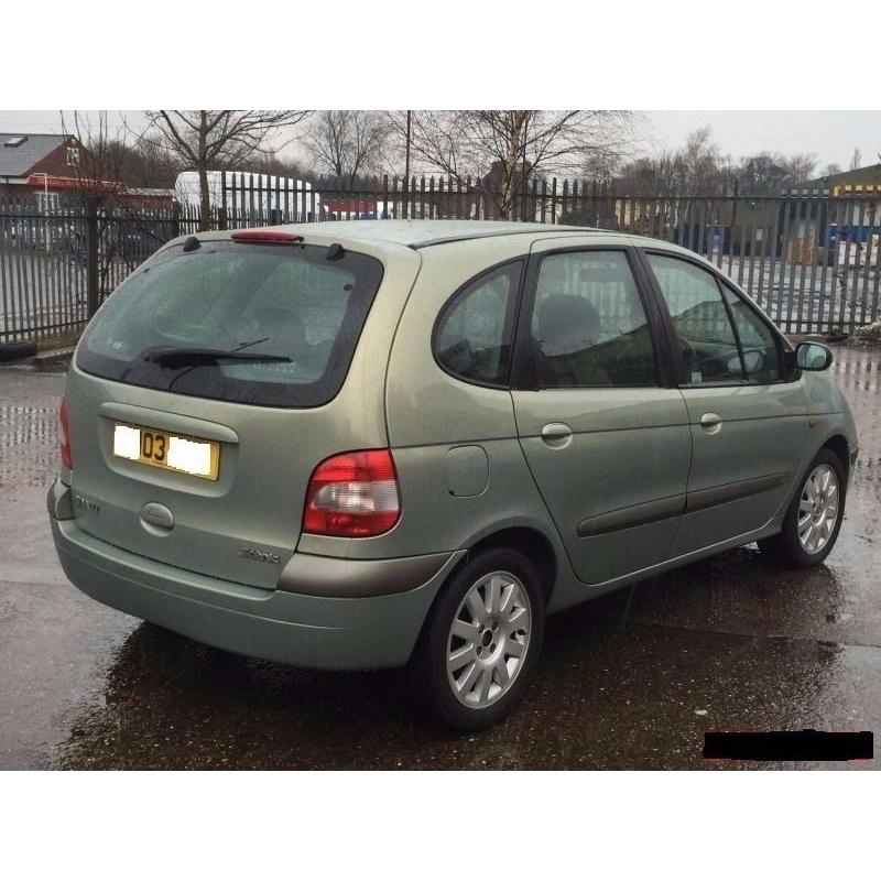 STILL, looking for, Renault Scenic wanted 1600 cc petrol or up to 2.0L diesel, immaculate.