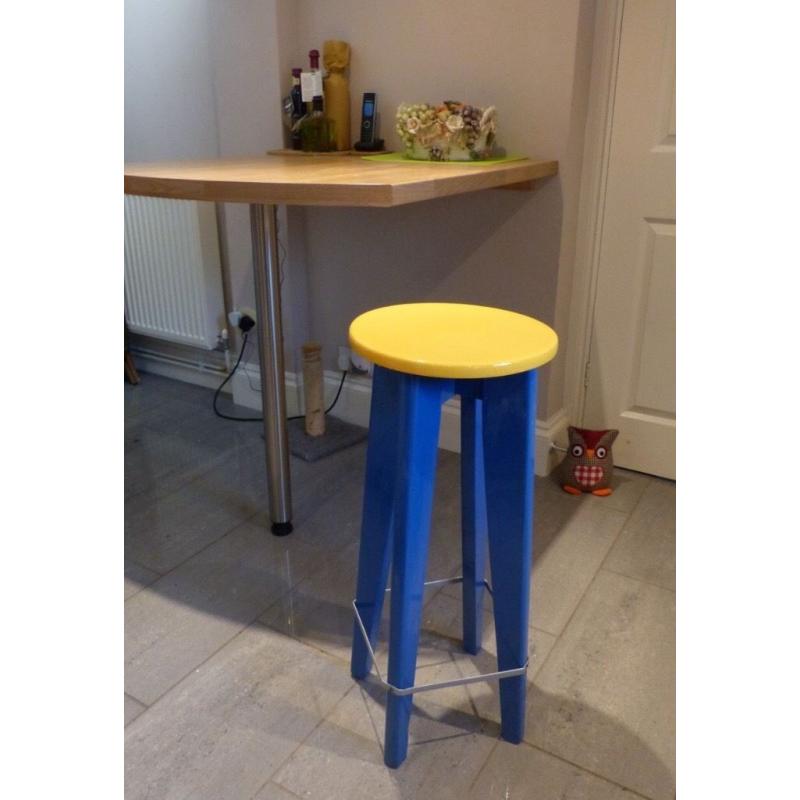 Very unusual vintage/ retro colourful Kitchen Stool