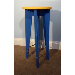 Very unusual vintage/ retro colourful Kitchen Stool