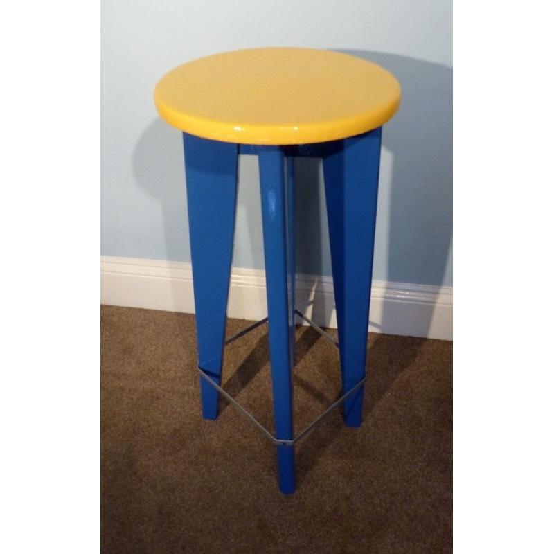 Very unusual vintage/ retro colourful Kitchen Stool