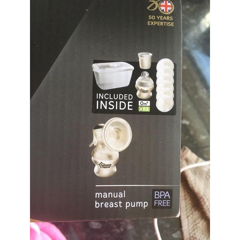 Tommee tippee manual breast pump unopened