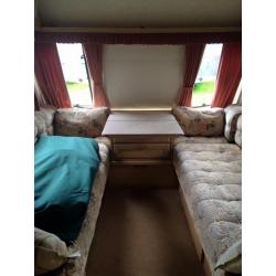 Compass Concours II Good Condition 2 Berth Caravan with Awning