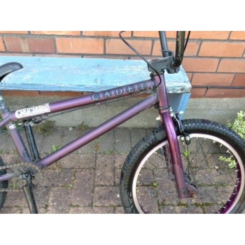 Cadet purple bmx