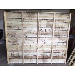 Wooden/ Timber Wayneylap Fence Panels ~Heavy Duty~