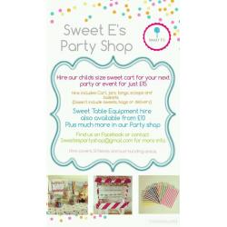 Sweet Cart Hire (no sweets)