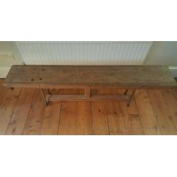 Old school bench