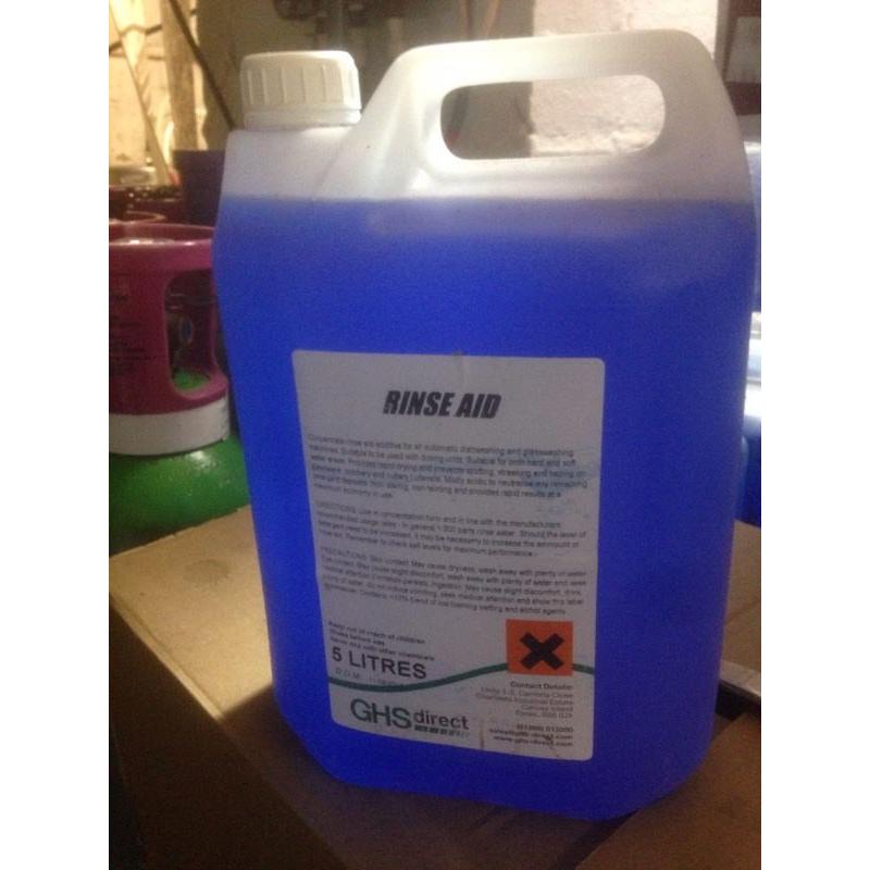 Commercial rinse aid