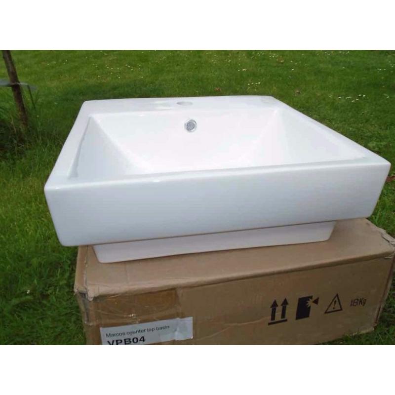 Brand new and boxed - Marcos Counter Top Basin - Victoria Plum