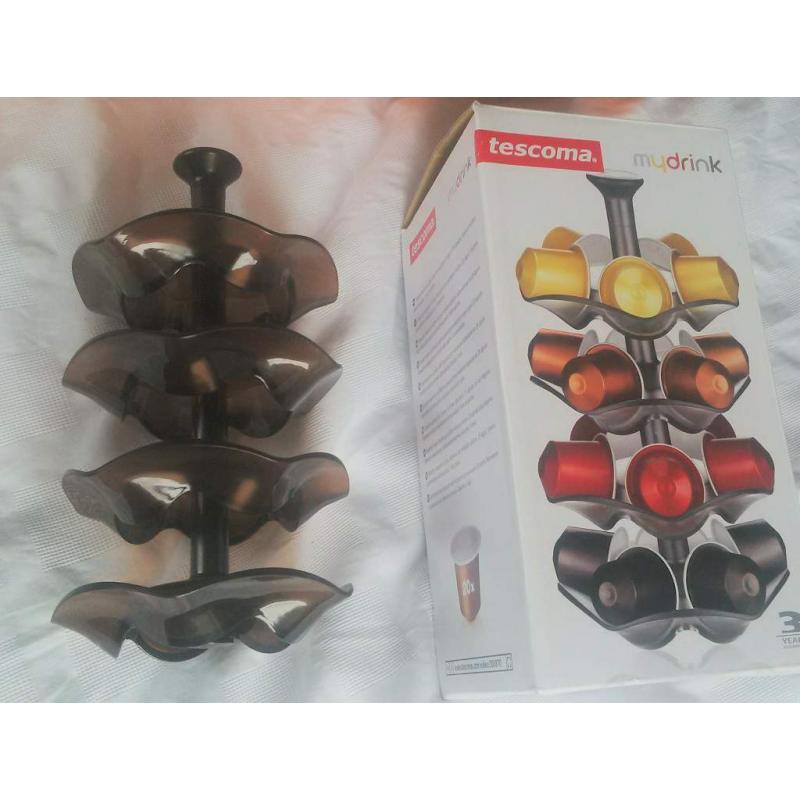 NESPRESSO x20 CAPSULES folder from 'tescoma', still have original packaging