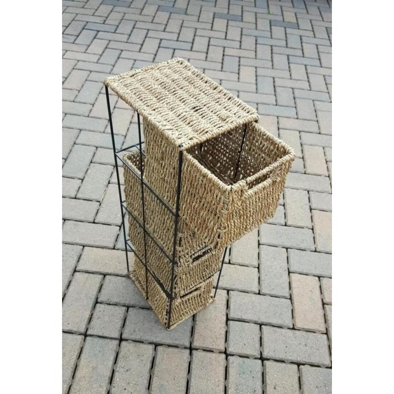 Bathroom Wicker Storage Unit.....