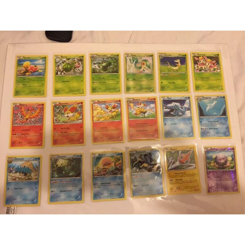 Pokemon Cards Fates Collide set part complete 93/124