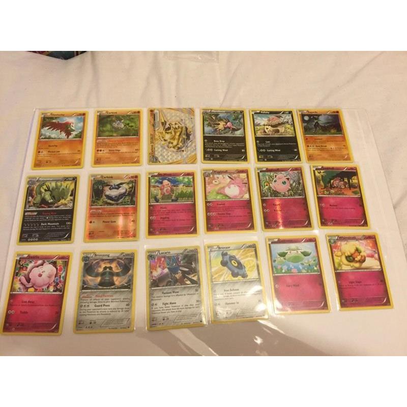 Pokemon Cards Fates Collide set part complete 93/124