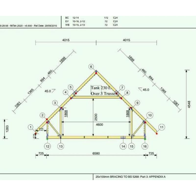 Attic trusses