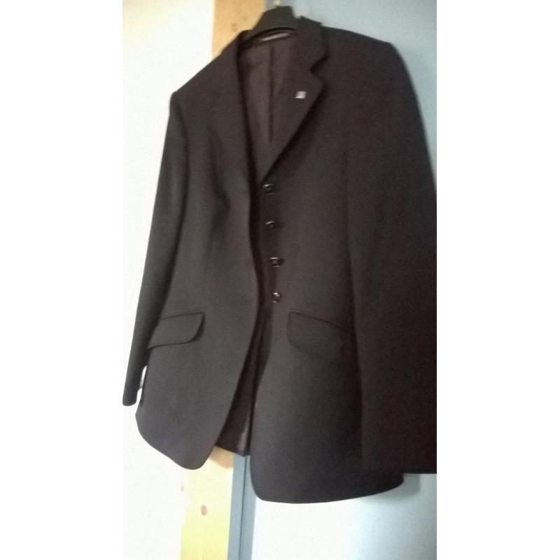 Ladies horse riding, jacket, black size 40 (34')
