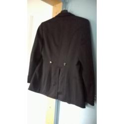 Ladies horse riding, jacket, black size 40 (34')