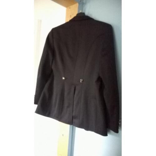 Ladies horse riding, jacket, black size 40 (34')
