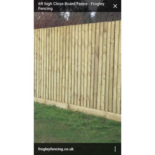 6ft fenceing boards